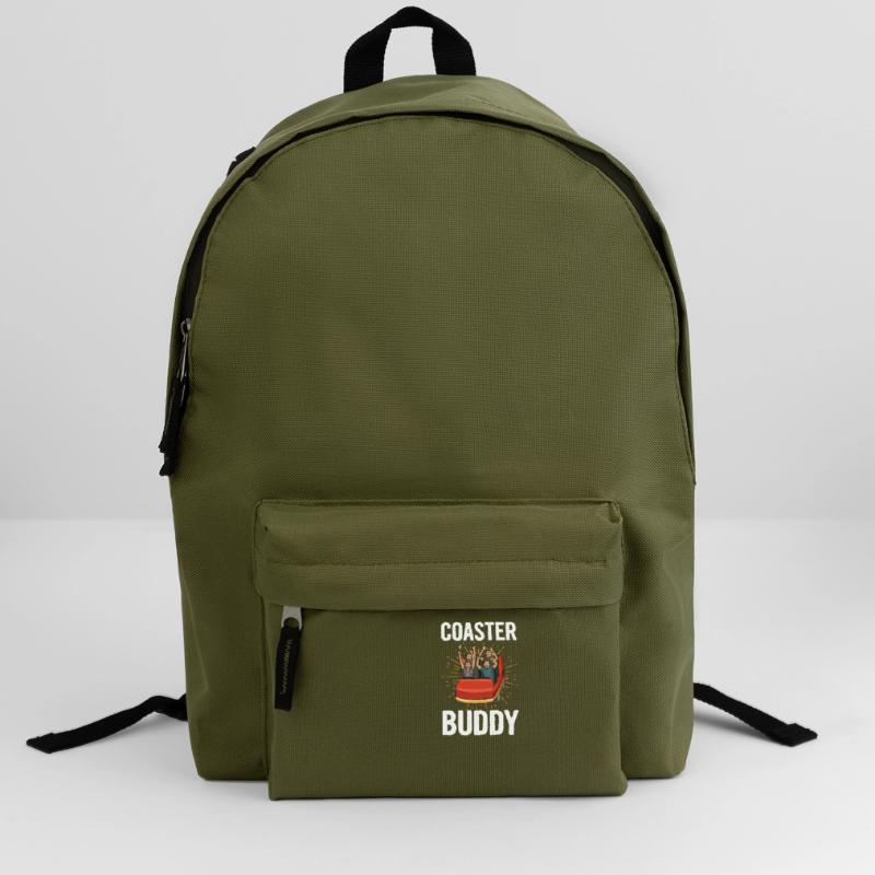 Achterbahn Spruch für einen Freizeitpark Experte Rucksack