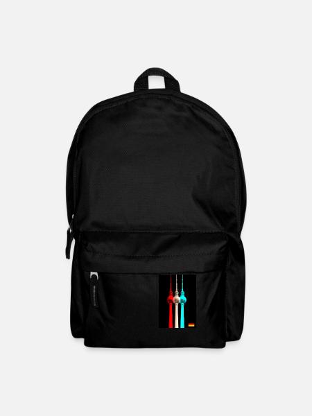 Berliner Fernsehturm - Rucksack - Schwarz