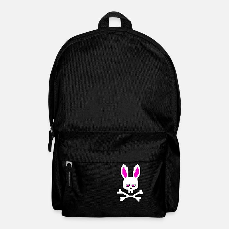 Skull Rabbit Pink - Backpack - black