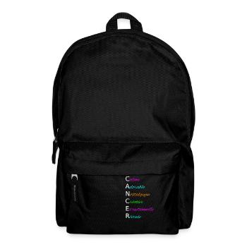 CANCER Calme Adorable Nostalgique Créative - Sac à dos - noir - Devant