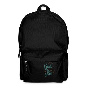 God is good - Rucksack - Schwarz - Vorne