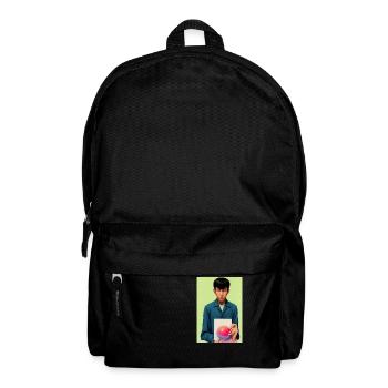 Bubble Gum Kunst Bild - Selfie Artwork on LSD - Rucksack - Schwarz - Vorne