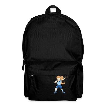 Joueuse de football Mme Entraîneur de football Joueuse de football - Sac à dos - noir - Devant
