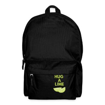HUG A LIME - Backpack - black - Front