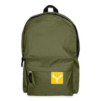Saké d’orignal - Sac à dos - vert olive - Devant
