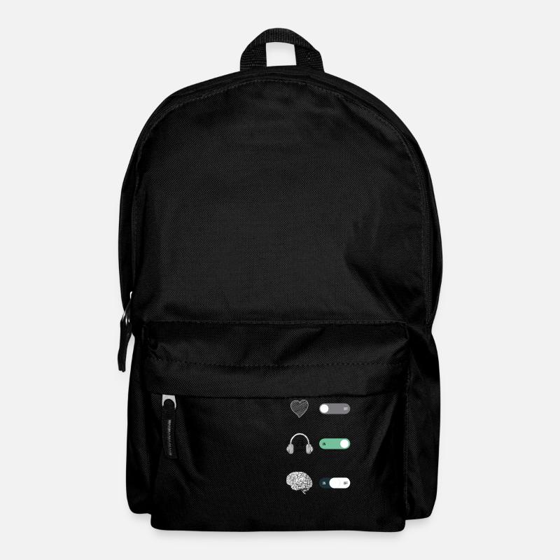 MOBILE BUTTON SMARTPHONE SYMBOL - Backpack - black