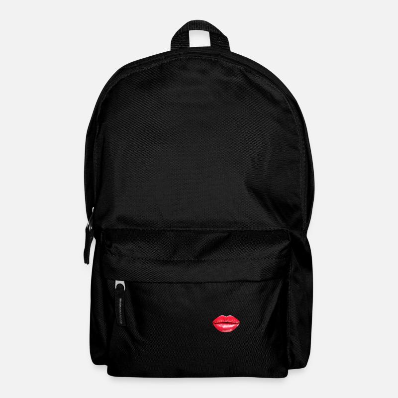 lippen - Rucksack - Schwarz