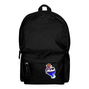 Beer and sea lion - Backpack - black - Front