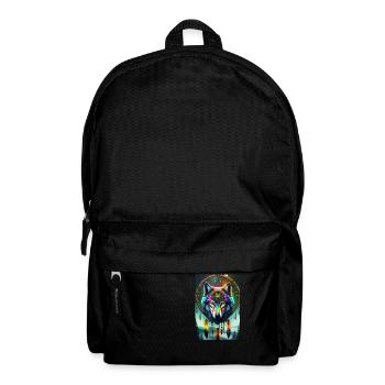 Wolf on your Side - Rucksack - Schwarz - Vorne