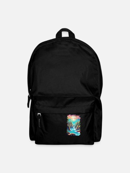Strandurlaub Sonne Meer - Rucksack - Schwarz