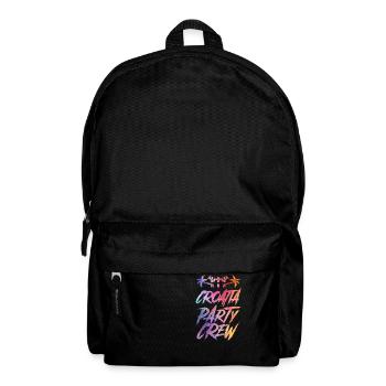 Croatia Party Crew Colorful - Backpack - black - Front