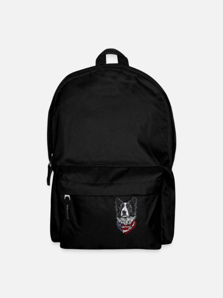 Border Collie - Rucksack - Schwarz