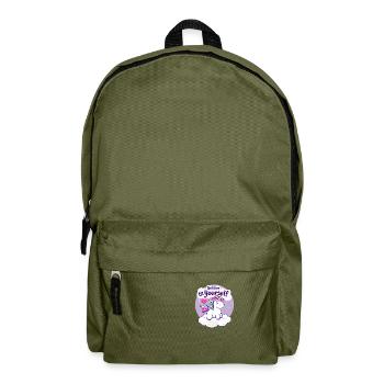 Believe In Yourself Unicorn Fantasy Art for - Backpack - olive green - Front