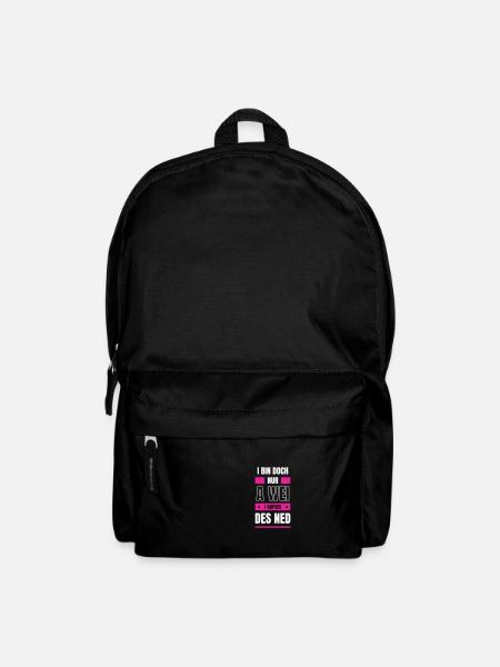 Wei nix kapieren - bayerischer Spruch - Rucksack - Schwarz