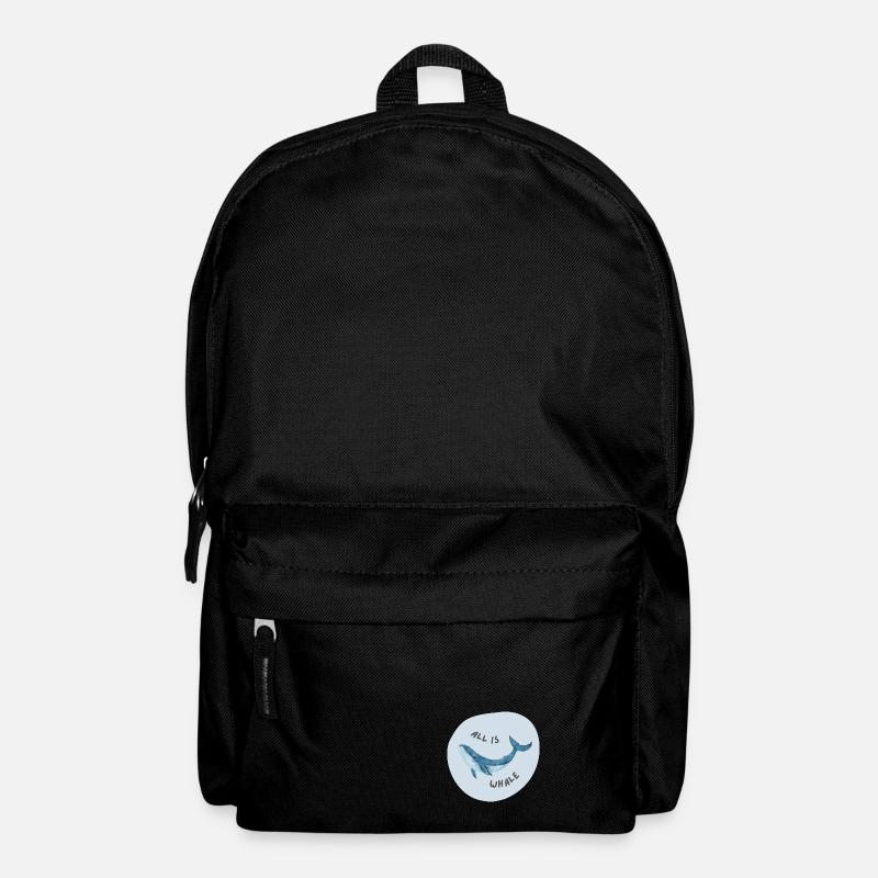 all is whale - Rucksack - Schwarz