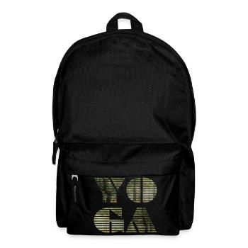 Yoga, Hatha, Pilates, Professeur de Yoga, Power Yoga, - Sac à dos - noir - Devant