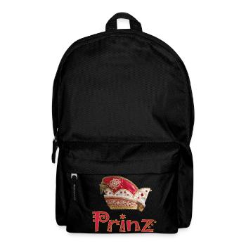 Karneval Prinz Prince - Rucksack - Schwarz - Vorne
