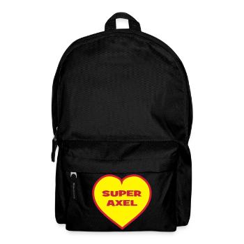 Super-Axel - Rucksack - Schwarz - Vorne