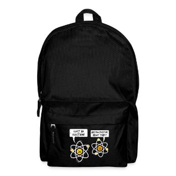 WITZ ATOMIQUE DRÔLE | NERD ÉLECTRON POSITIF DRÔLE - Sac à dos - noir - Devant