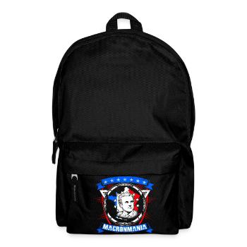 La France Emmanuel Macron Idée cadeau - Sac à dos - noir - Devant