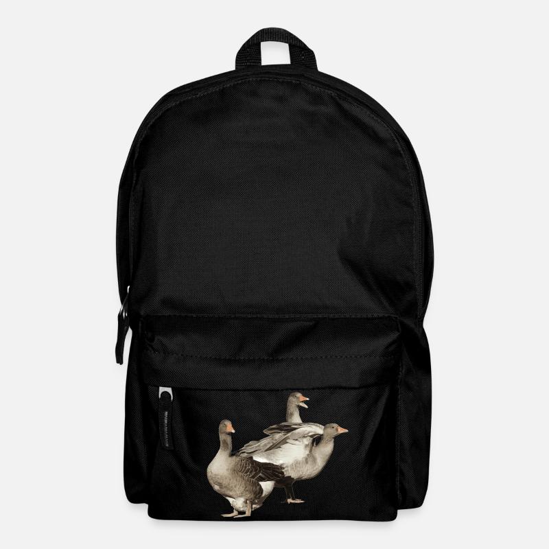 Hoffentlich überleben die Gänse Weihnachten - Rucksack - Schwarz