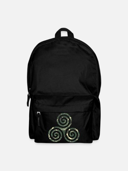 symbole celtique triskele e 226 - Sac à dos - noir