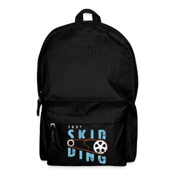 Just Skidding Fixed Gear Single Speed Bike - Fixie - Backpack - black - Front