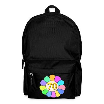 Geburtstag 70. Geburtstag - Rucksack - Schwarz - Vorne