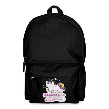 Kittykatacorn Einhornkatze - Rucksack - Schwarz - Vorne