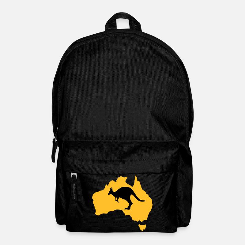 Australien - Rucksack - Schwarz