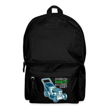 Ich bin ein Grashalmstutzer aus Leidenschaft - Rucksack - Schwarz - Vorne