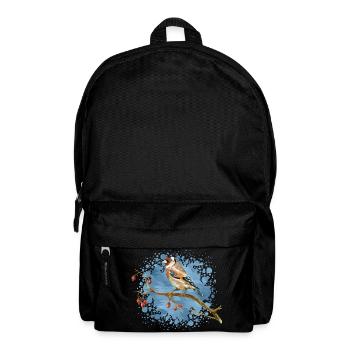 Oiseau coloré - Sac à dos - noir - Devant