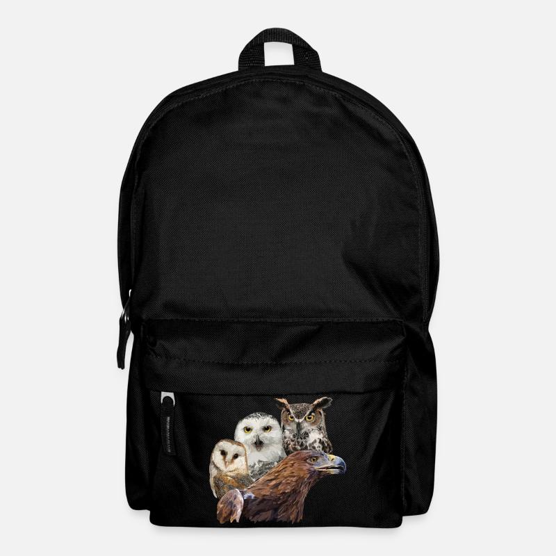 Adler und Eulen - Rucksack - Schwarz