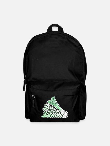 Du mich Lauch - Rucksack - Schwarz