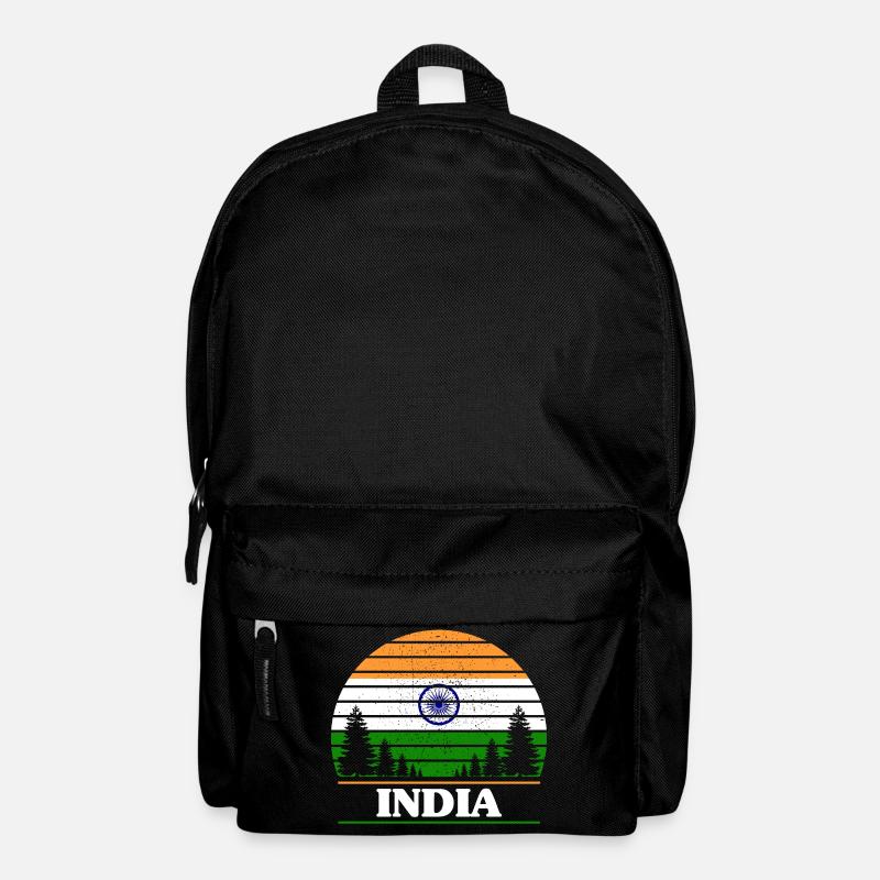 Indien - Rucksack - Schwarz