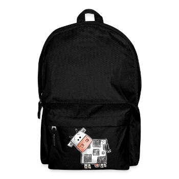 Square Cow I Cow Square Square - Backpack - black - Front