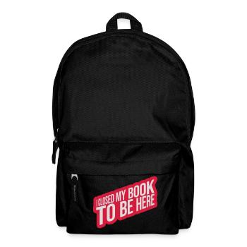 I closed my book - Backpack - black - Front