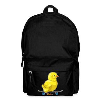 Chick Skater Skateboard - Backpack - black - Front
