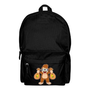 Affe Bandit Geldsack - Rucksack - Schwarz - Vorne