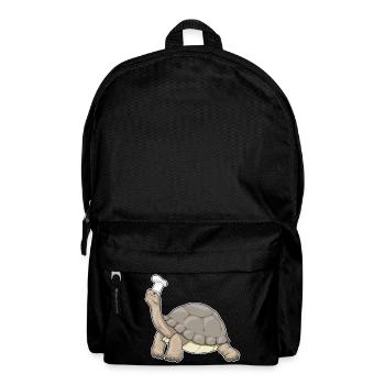 Turtle Chef Chef Chef Hat Cooking - Backpack - black - Front