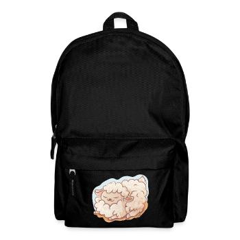 Komme was Wolle. - Rucksack - Schwarz - Vorne