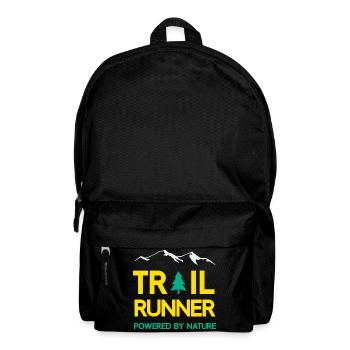 Trail Runner - Angetrieben von der Natur - Rucksack - Schwarz - Vorne