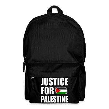 Justice for palestine - Rucksack - Schwarz - Vorne
