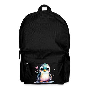 A Little Cute Baby Penguin Bird Penguins - Backpack - black - Front