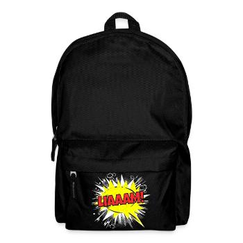 Liam Nom Drôle Bulle Liaaam ! - Sac à dos - noir - Devant