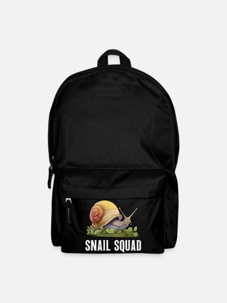 Snail Squad – Schneckenliebe & Gartenhumor - Rucksack - Schwarz