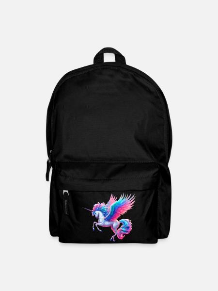 Einhorn (02) - Rucksack - Schwarz