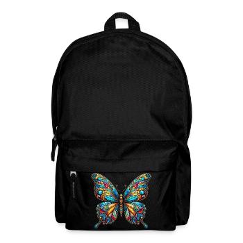 Schmetterling - Rucksack - Schwarz - Vorne
