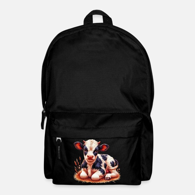 Kuh - Rucksack - Schwarz