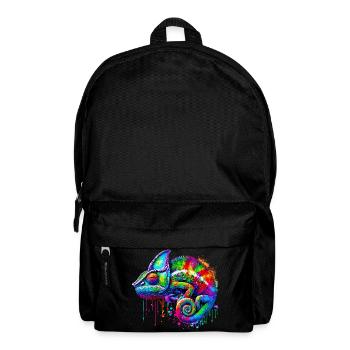 Chamäleon - Rucksack - Schwarz - Vorne